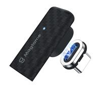 Magtame Carbon Fiber Magnetic USB C Right Angle Adapter 24Pin 240W, Type-C Male to Female Extender, 40Gbps Fast Charging & 4K Video, Protects Port Compatible with Phone 17/16, Laptops, USB 3/4