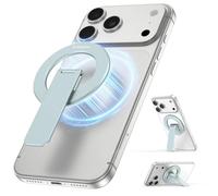 Magtame Magnetic Phone Grip Stand for Mag-Safe Ring, Ultra-Thin Snap-On Kickstand Holder for i-Phone 17/16/15/14/13 Pro Max/Pro/Plus, Foldable & Adjustable for Hands-Free Viewing, Video Calls Blue