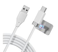 Magtame Staycable USB to USB C Cable with Magnetic Holder, 3.3FT USB A to Type C Charger Cable, Fast Charging and Data Sync Cord Tangle Free Compatible with i-Phone 15 16 Pro Max