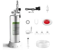 MagTool 2025 Upgraded 2.5L DIY Aquarium CO2 Generator Kit, Stainless Steel Bottle with Integrated Solenoid & Bubble Counter, Safety Valve, Main Switch, Complete Accessories for Planted Tanks
