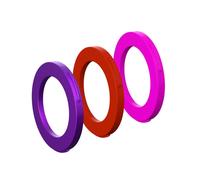 Magura, Brake Caliper Cover Kit, 2 Piston Caliper, From Ma2015 (Purple, Red, Fuchsia Neon) (Pack = 6 Pieces), Cover For Brake Calipers, Multicolor, U, Unisex-Adult.