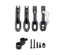Magura HSi adapter complete for one brake, black. 2701478