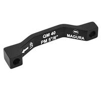 Magura Lean brake adapter qm40 pm 6 180mm/pm 5 160m, Black