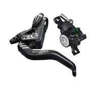 Magura MT4 eStop Disc Brake - Black / Front or Rear / No Rotor / 2200mm Hose