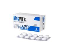 Magvit B6 Magnesium + Vitamin B6, Enteric-Coated Tablets, 50 pcs - Supports nervous system, circulation, bone health, muscle pain, heart health