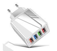 Magvolt Pro Charger, 4-Port Magvolt Pro Phone Charger with Temp Control, Fast Charging (EU,white)