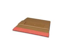 Magwrap™ 9.5Cm X 6.8Cm Gold Magnetic Trapezoid Squeegee With Suede - Professional Car Wrapping Decal Applicator
