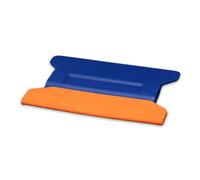 MagWrap Blue Magnetic Wing Squeegee with 5cm Suede | Professional Car Wrapping Decal Applicator & Vinyl Smoothing Tool | Comfortable Grip & Sturdy Design