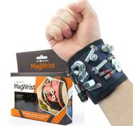 MagWrist Blue Magnetic Wristband for Screws, Nails, Drill Bits - Ideal for Carpentry, DIY, Electrician, Mechanic Work Gadget