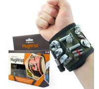 MagWrist Camoflauge Magnetic Wristband for Screws, Nails, Drill Bits - Ideal for Carpentry, DIY, Electrician, Mechanic Work Gadget