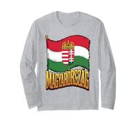 Magyarorszag Hungarian Heritage Expat Roots Long Sleeve T-Shirt
