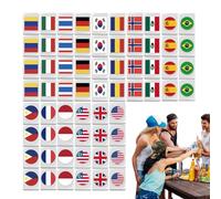 Mah Jongg Sets, Mahjong Game | Flag Pattern Tile Games,Board Games for Family Celebrations, Block Puzzles for Adults Children Spring Picnic