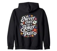 Mah Jongg Tile Set Lover It's Mahjong Time American Mahjong Zip Hoodie