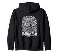 Mahakala Wrathful Protector Tibetan Buddhist Deity Zip Hoodie