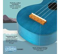 Mahalo Kahiko Soprano Ukulele for Beginners, Quality Musical String In