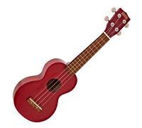 Mahalo Kahiko Ukulele Transparent Red