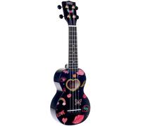 Mahalo MA1HE/BK Art Series Heart Black Soprano Ukulele