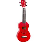 Mahalo"Smile" Art Series Soprano Ukulele, Red STN2211SMI-RD