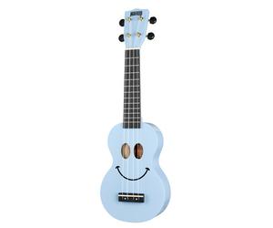 Mahalo Smiley Ukulele Light Blue