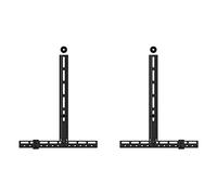 mahara Soundbar Brackets Black - Soundbar Mount Attaches to TV Wall Mount (Above or Below) or Directly to TV VESA - Soundbar Bracket Max 4.5kg - Soundbar Wall Mount for Home Cinema Sound System