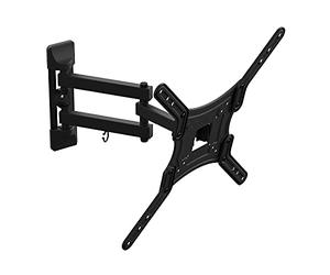 MAHARA TV Wall Bracket Mount, Multi Position, for up to 55 inch LED LCD Plasma Flat Screen Curved TVs, VESA Compatible 50mm x 50mm - 400mm x 400mm, Max. TV Weight 40kg, Black TV Bracket