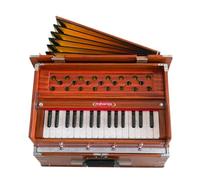 Maharaja Kirtan Harmonium KHF1 | Portable Flight Model | Dark Wood Finish | Professionally Tuned | in USA | Handmade For Yoga & Kirtan | Fits Overhead Compartment
