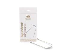 Maharashi Ayurveda Silver Plated Tongue Cleaner Ayurvedic Tongue Scraper Tongue Scraper Removes Tongue Plaque Tongue Cleaner Helps Against Bad Breath Effective Oral Hygiene