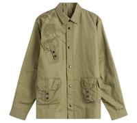 Maharishi Men's M.A.L.I.C.E. Embroidered Shirt Olive Small