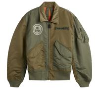 Maharishi Men's Maha Peace Rally MA2 Jacket Olive/Khaki