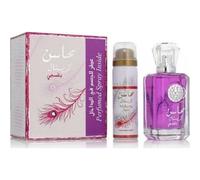 Mahasin Crystal Violet by Lattafa 100ml EDP Fruity Floral Freesia Vanilla Musk