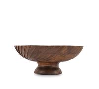 Mahasu Fruit Bowl Wooden Fruit Bowl for Kitchen Counter for Home Decor or Decorative Fruit Bowl for Table (30.48cm x 30.48cm x 12.06)