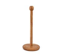 Mahasu Paper Towel Holders Acacia Wood Countertop Wooden Cute Rustic Boho Kitchen Towel Roll Stand for Kitchen Dining Table (6" X 6" X 14")