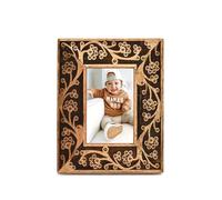 Mahasu Tabletop Frames Mango Wood 6" X 4" Hand-Carved Antique Vintage-Style Wall Art for Galleries, Living Rooms & Offices for Table Top (9.5" X 7.5" X 0.75")