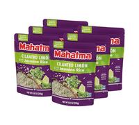 Mahatma Ready to Heat Coriander, Lime, Jasmine, Rice, Microwave Safe, White, 250ml, Pack of 6
