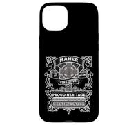 Maher irish heritage celtic roots 8th century design Case for iPhone 15 Plus