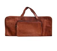 MaheTri Genuine Leather Drumstick Bag | Holds 8-10 Pairs Drum Sticks | Easy To Carry Leather Drum Sticks Holder Case | Ideal for gifts | Gift for him