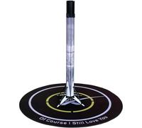 Mahfisj 1:200 Scale SpaceX Falcon 9 Rocket Model - SpaceX Recovery Launch Vehicle Replica Metal Diecast F9 Starship Falcon Heavy Model Ideal Desktop Decoration and Gift for Space Enthusiasts