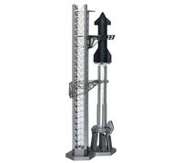 Mahfisj Space Starship Rocket Kits 1/400 Scale SpaceX Starship Rocket with Booster Launcher Model Kit NASA Model Ideal Spacecraft Display and Gift for Adults