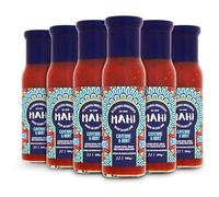 MAHI Hot Chilli Sauce - Cayenne & Mint Sweet Heat Sauce | 6x Pack | Vegan & Gluten Free | Perfect for BBQs & Every Day Meals | Spicy & Sweet With Cayenne Peppers (6x 280g Bottles)