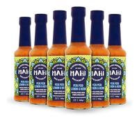 MAHI Hot Chilli Sauce - Lemon & Herb Spicy Sauce | 6x Pack | Vegan & Gluten Free | Perfect for BBQs & Every Day Meals (6x 165g Bottles)