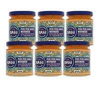 MAHI Marinade Sauce | BBQ Sauces Gift Set | Vegan & Gluten Free | No Artificial Colours or Flavours (6 x 200g Jars) (200 g (Pack of 6), Peri Peri Garlic)