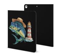 Mahi Tuna Fish Lighthouse Case Compatible for IPAD 2020 （10.2in） Tablet Cases Cover Protective Auto Wake/Sleep
