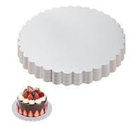 MAHIONG 15 Pack 12 Inch Cake Base, 30cm Cake Board Round, 2mm Thick Silver Large Cake Board Cake Circles Base for Party Favor, Cake Decor