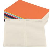 MAHIONG 16 Pack A5 Notebook, Lined Notebooks A5, Soft Cover Notepad Bulk Journals, Lined Memo Pads for Journaling and Note-Taking, 30 Sheets/ 60 Pages, 8 Colours