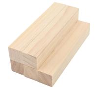 MAHIONG 20 Pcs Wood Carving, 15 x 2.5 x 2.5cm Basswood Carving Blocks, 6 x 1 x 1 Inch Wooden Blocks for Craft, Unfinished Basswood Art and Craft Projects