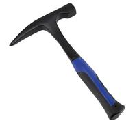 MAHIONG 28oz Rock Pick Hammer, Geology Hammer with Pointed Tip and Shock Absorption Anti Slip Handle, Masonry Hammers, Good Balance