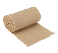 MAHIONG 30cm x 15m Hessian Roll, Jute Fabric Table Runner, Burlap Fabric Roll for Crafting Wedding Party Table Decoration