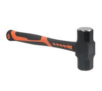 MAHIONG 4 lb Lump Hammers, Small Sledge Hammer with Long Shock-Resistant Fiberglass Handle, Heavy Duty Lump Mallet Hammer