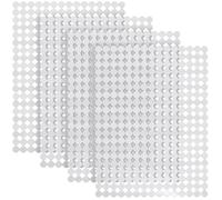 MAHIONG 4 Pack Kitchen Sink Mat, 40 x 30cm Sink Protector Mat, PVC Adjustable Fast Draining Mat for Ceramic and Stainless Steel Sinks, Clear