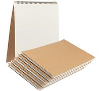 MAHIONG 5 Pack A3 Sketchbook, 60 Pages/30 Sheets 160gsm Spiral Bound Sketch Book, Drawing Sketch Pad for Painting, Doodling, Sketching